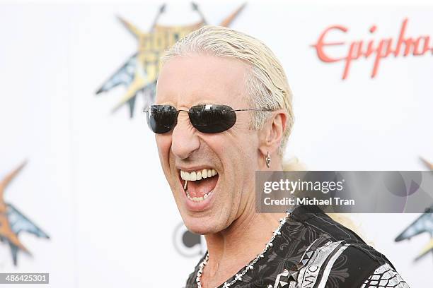 Dee Snider arrives at the 6th Annual Revolver Golden Gods Award Show held at Club Nokia on April 23, 2014 in Los Angeles, California.
