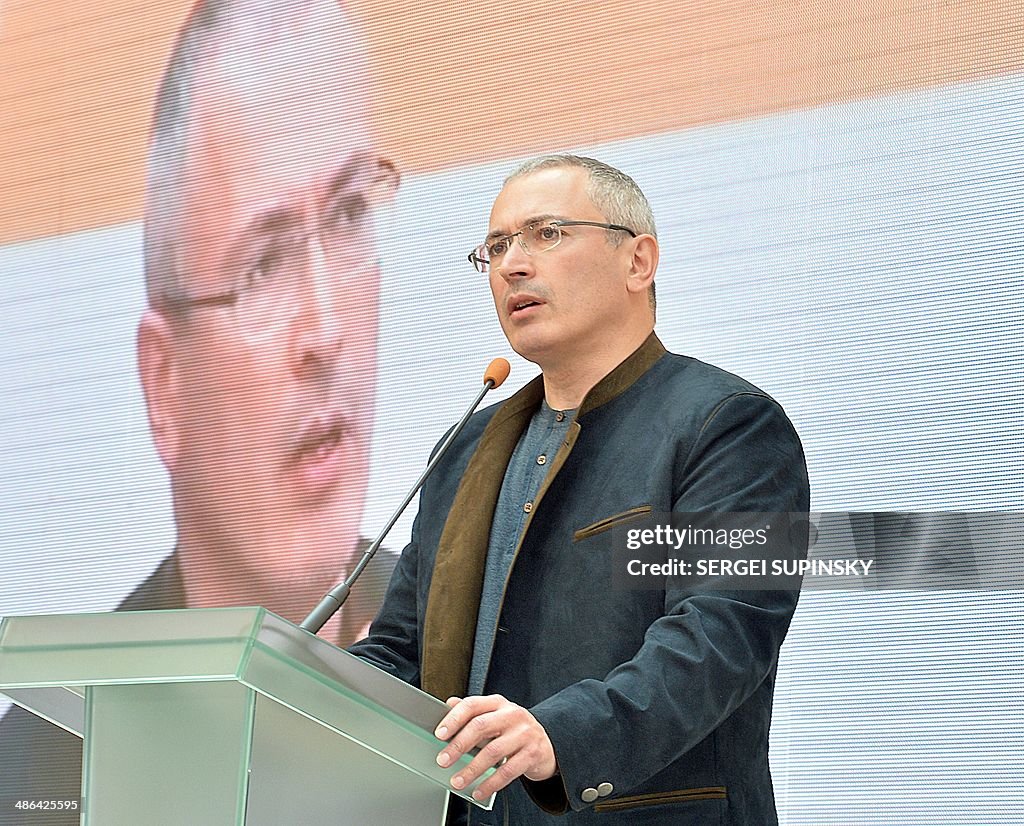 UKRAINE-RUSSIA-CRISIS-FORUM-KHODORKOVSKY