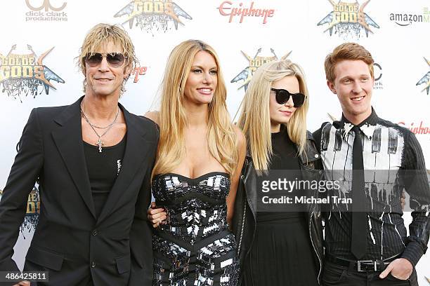 Susan Holmes and Duff McKagan arrive at the 6th Annual Revolver Golden Gods Award Show held at Club Nokia on April 23, 2014 in Los Angeles,...