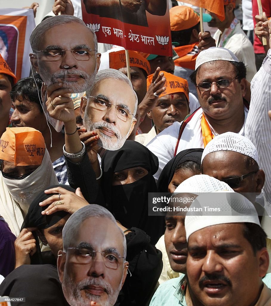 Narendra Modi Files Nomination Papers In Varanasi