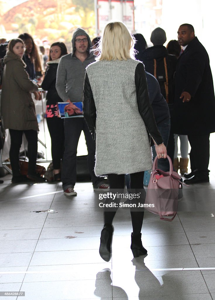 Celebrity Sightings In London - April 24, 2014