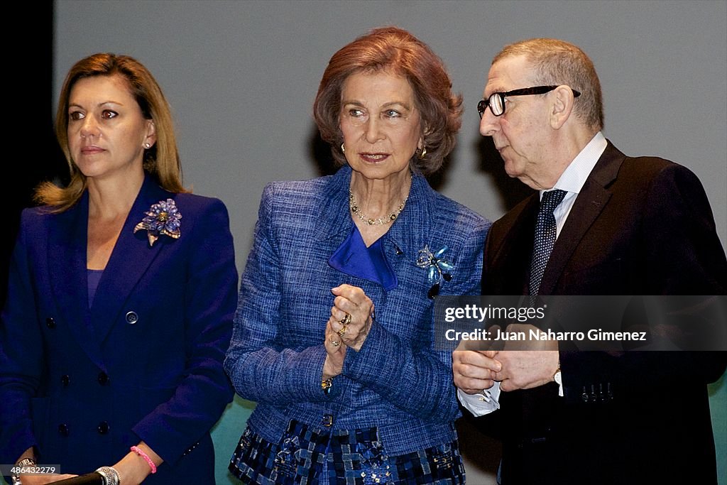 Queen Sofia of Spain Attends 'Talavera City' Awards 2014