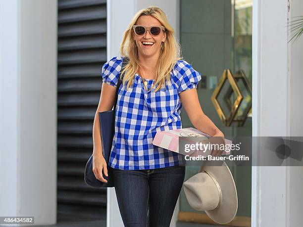 Reese Witherspoon is seen on September 03, 2015 in Los Angeles, California.