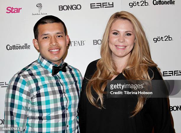 Javi Marroquin and 'Teen Mom' Kailyn Lowry attend Star Magazine's 'Hollywood Rocks' party 2014 at SupperClub Los Angeles on April 23, 2014 in Los...