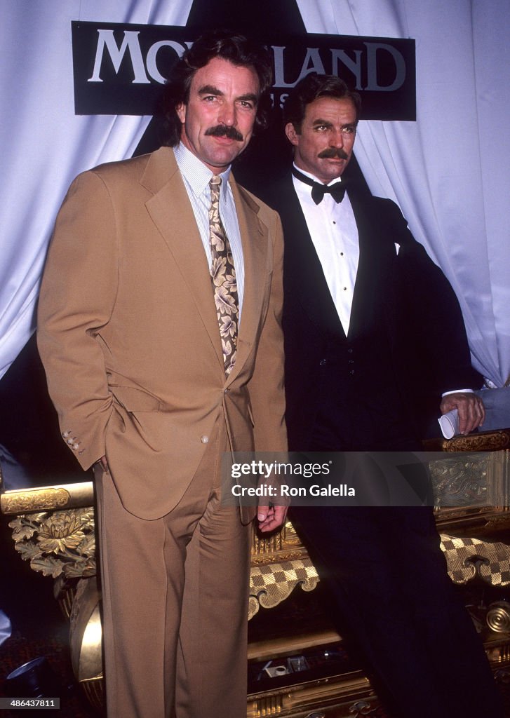 Actor Tom Selleck attends the unveiling of his wax figure on November ...