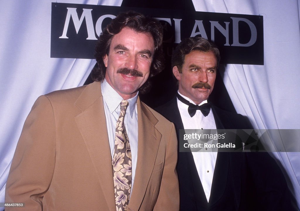 Actor Tom Selleck attends the unveiling of his wax figure on November... News Photo Getty Images