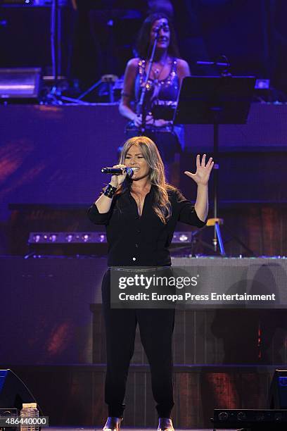 Amaia Montero performs during 'Cadena Dial' 25th Anniversary concert on September 3, 2015 in Madrid, Spain.