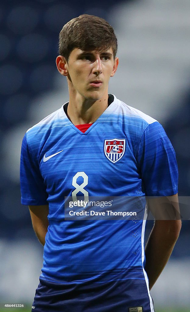 England U21 v USA U23 - International Match