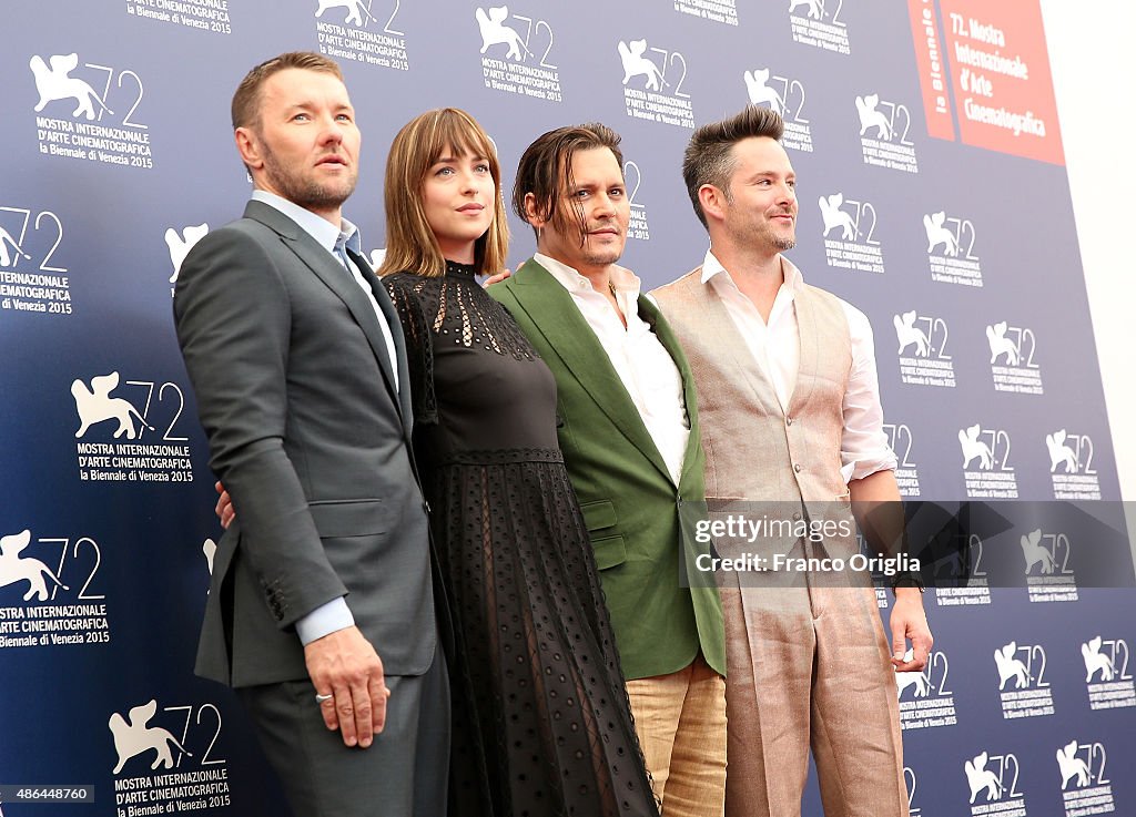 'Black Mass' Photocall - 72nd Venice Film Festival