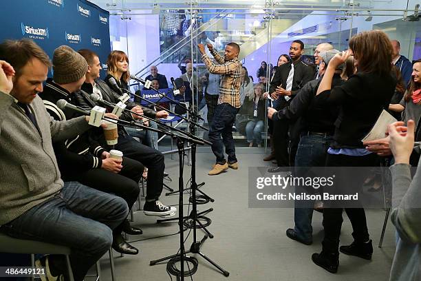 Director Marc Webb, Dane DeHaan, Andrew Garfield, Emma Stone and Jamie Foxx of the cast of "The Amazing Spider-Man 2" answer questions from fans...