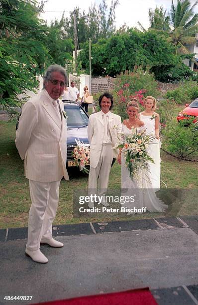 Roger Pappini, Braut Angelina Pappini, Bräutigam Christian Fresz, Hochzeit, Kirche "Notre Dame Auxilatrice, Chapelle Catholique", Triolet am ,...