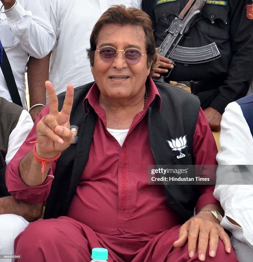 Vinod Khanna Campaigns In Gurdaspur