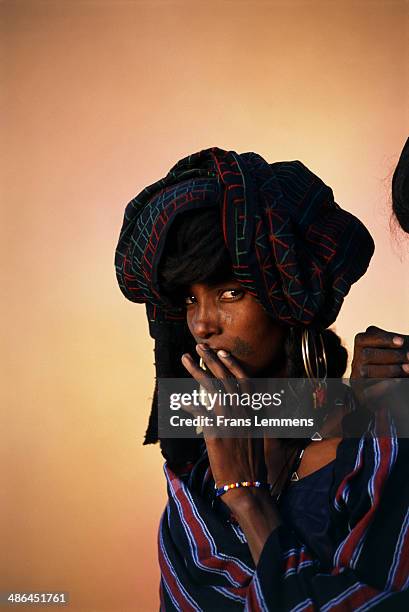 Wodaabe Woman High-Res Stock Photo