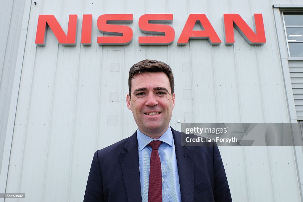 Andy Burnham Visits Nissan And Warns Against A British Exit From The EU