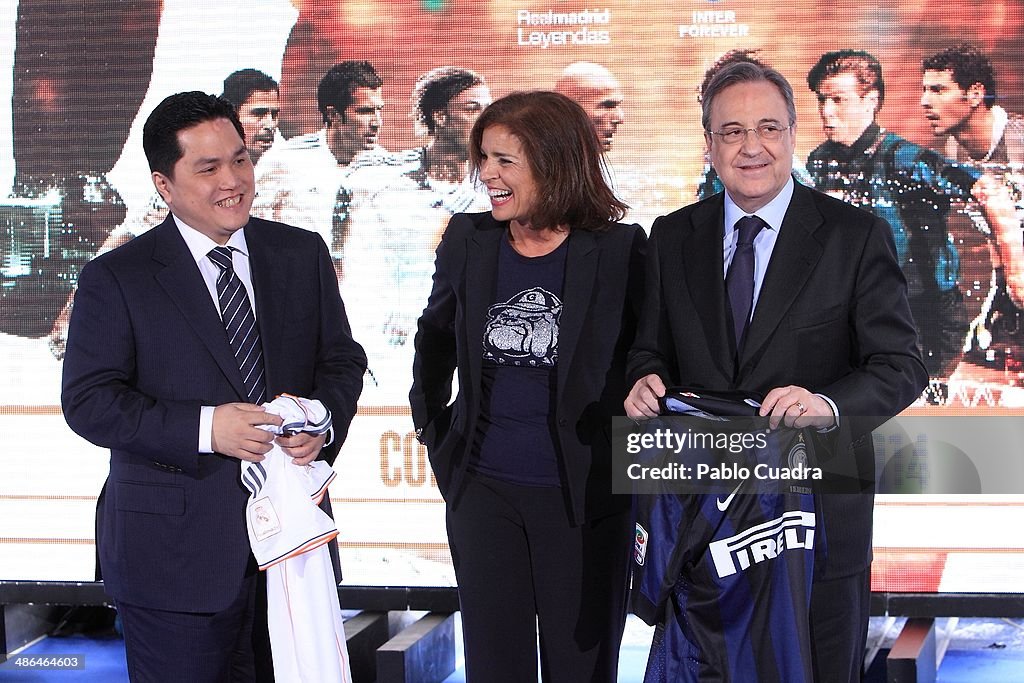 'Juntos Por la Infancia' Charity Match Presentation at Santiago Bernabeu Stadium