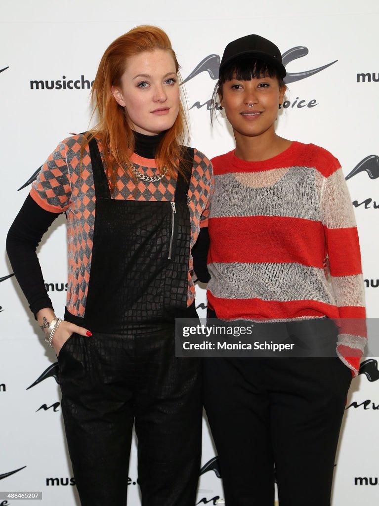 Icona Pop Celebrates Bring Your Kid To Work Day At Music Choice