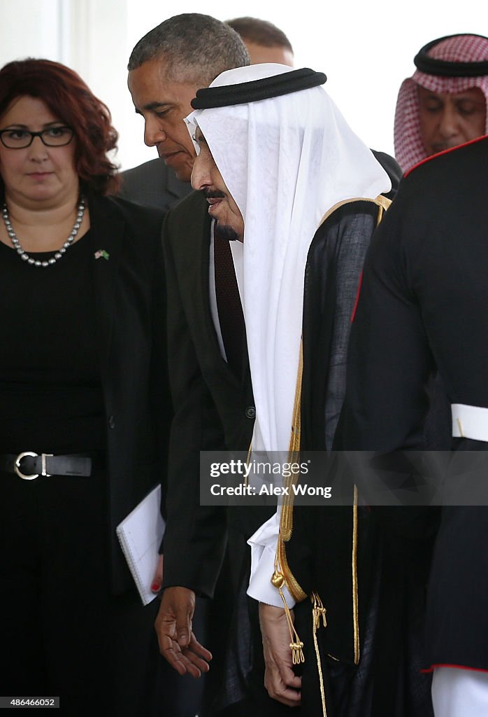 President Obama Hosts Saudi King Salman Bin Abd al Aziz At The White House