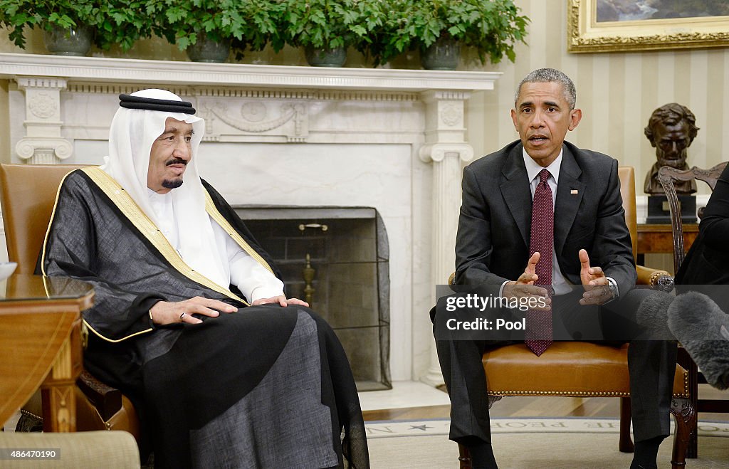 President Obama Hosts Saudi King Salman Bin Abd al Aziz At The White House