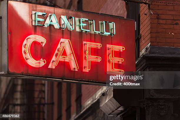 fanelli café - fanelli cafe photos et images de collection