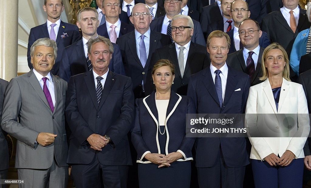 LUXEMBOURG-EU-DIPLOMACY-MIGRANTS-ROYALS