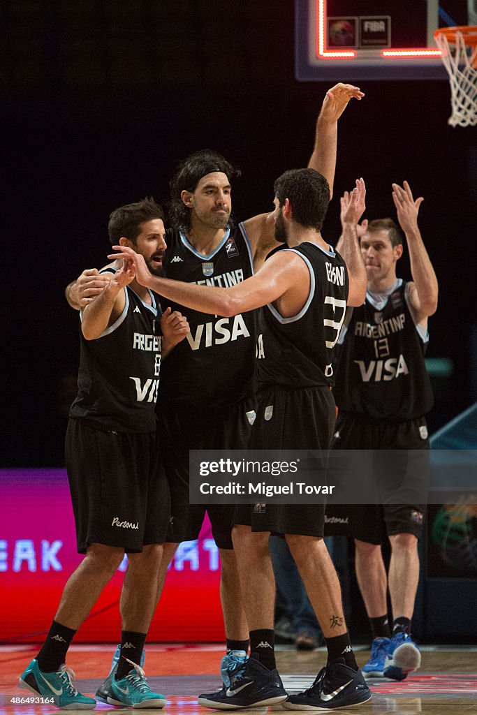 Venezuela v Argentina - 2015 FIBA Americas Championship for Men