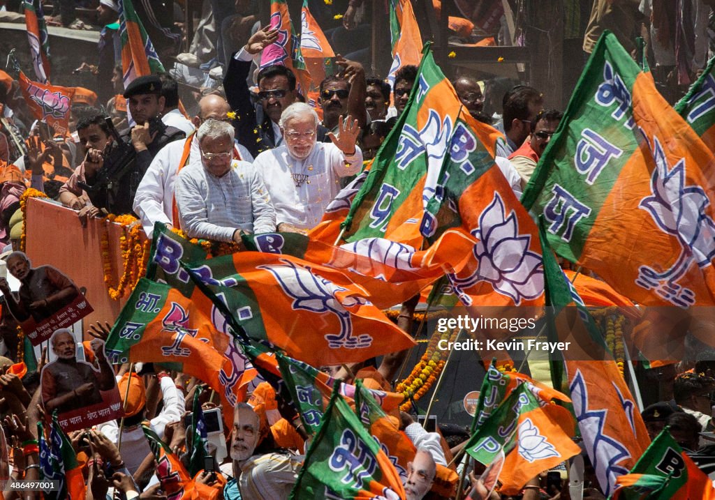 BJP leader Narendra Modi Files His Nomination In Varanasi