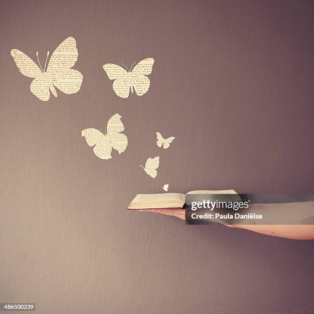 paper butterflies - deventer stockfoto's en -beelden