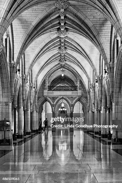 halls of parliament hill - ottawa parliment stock pictures, royalty-free photos & images