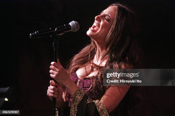 Alexa Ray Joel performing at Cafe Carlyle on Tuesday night, April 1, 2014.