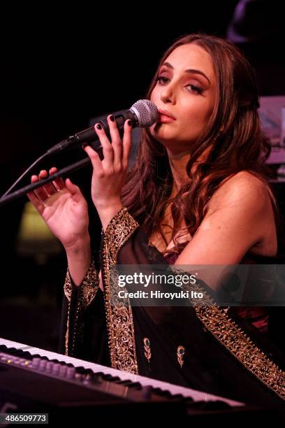 Alexa Ray Joel performing at Cafe Carlyle on Tuesday night, April 1, 2014.
