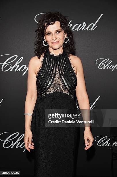 Juliette Binoche attends the Chopard Imperiale Private Dinner during the 72nd Venice Film Festival at on September 4, 2015 in Venice, Italy.