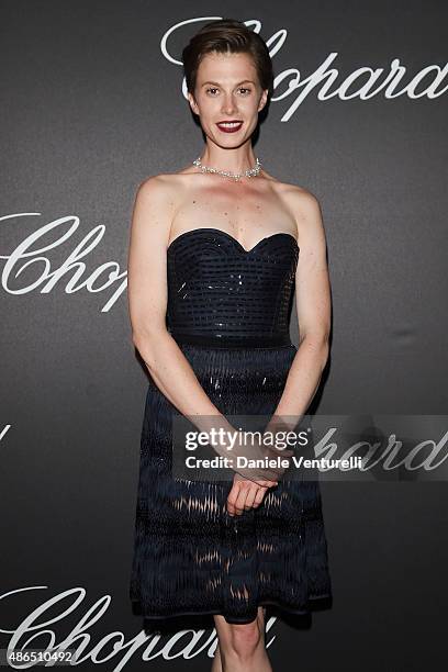 Elettra Rossellini attends the Chopard Imperiale Private Dinner during the 72nd Venice Film Festival at on September 4, 2015 in Venice, Italy.