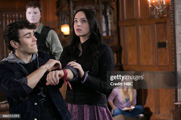 Homecoming" Episode 105 -- Pictured: Max Schneider as Ian Martinez, Stevie Lynn Jones as Beth Ann Gibson --