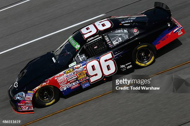 Kenzie Ruston drives the Ben Kennedy Racing Chevrolet during practice for the NASCAR K&N Pro Series East Blue Ox 100 at Richmond International...