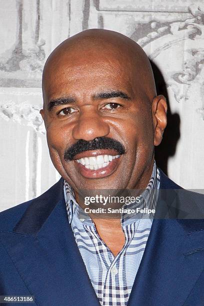 Steve Harvey attends AOL BUILD Speaker Series: Steve Harvey at AOL Studios In New York on September 4, 2015 in New York City.