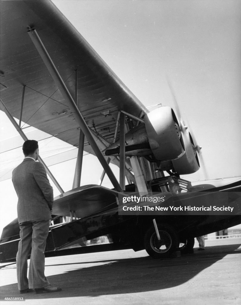 Howard Hughes With Seversky Amphibian