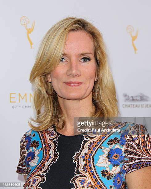 Actress Beth Littleford attends the Television Academy's cocktail reception to celebrate the 67th Emmy Awards at The Montage Beverly Hills on August...