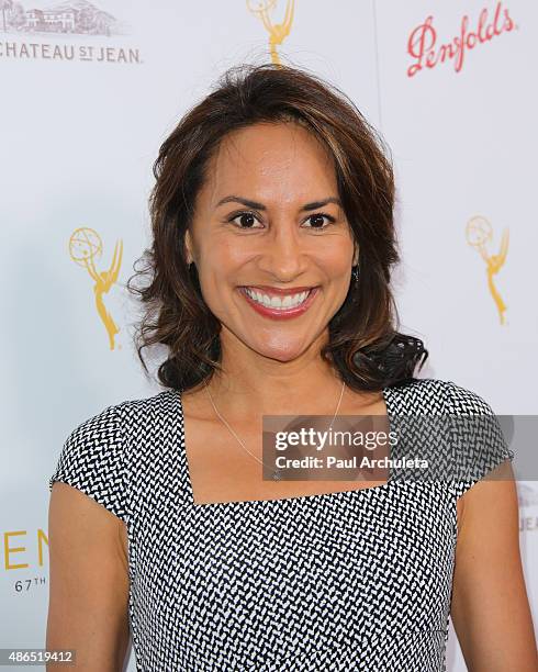 Actress Michelle Bonilla attends the Television Academy's cocktail reception to celebrate the 67th Emmy Awards at The Montage Beverly Hills on August...