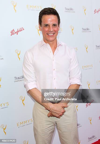 Actor Christian LeBlanc attends the Television Academy's cocktail reception to celebrate the 67th Emmy Awards at The Montage Beverly Hills on August...