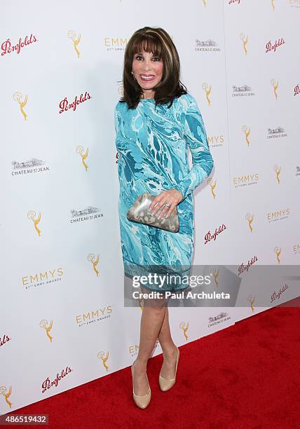 Actress Kate Linder attends the Television Academy's cocktail reception to celebrate the 67th Emmy Awards at The Montage Beverly Hills on August 24,...
