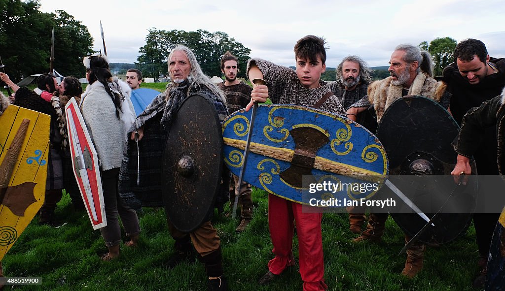 Italian Re-enactment Group Recreate Roman Camp Life