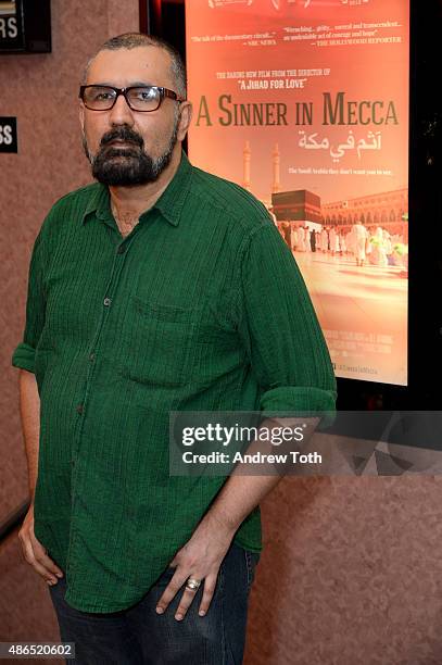 Writer/director Parvez Sharma attends "A Sinner In Mecca" New York Premiere at Cinema Village on September 4, 2015 in New York City.