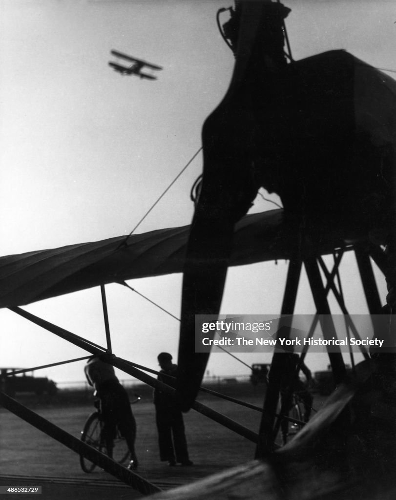 Silhouette Of Airplane