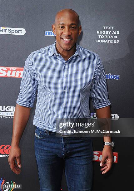 Dion Dublin attends the after party for Rugby Aid 2015 at Twickenham Stadium on September 4, 2015 in London, England.