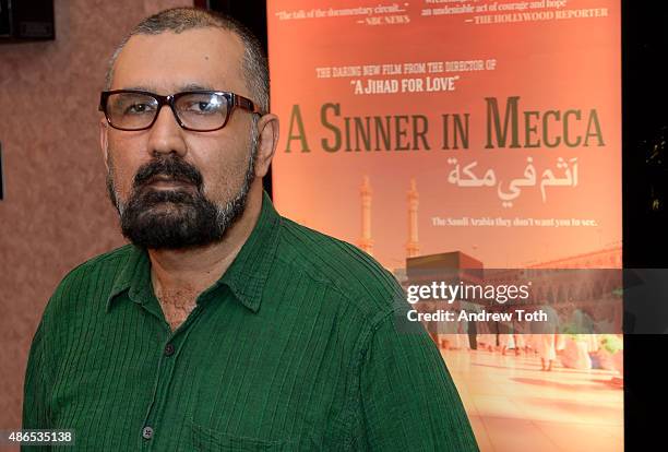 Writer/director Parvez Sharma attends "A Sinner In Mecca" New York Premiere at Cinema Village on September 4, 2015 in New York City.