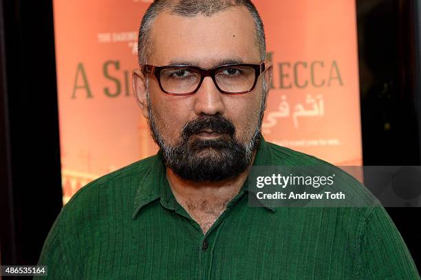 Writer/director Parvez Sharma attends "A Sinner In Mecca" New York Premiere at Cinema Village on September 4, 2015 in New York City.