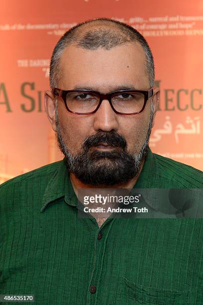 Writer/director Parvez Sharma attends "A Sinner In Mecca" New York Premiere at Cinema Village on September 4, 2015 in New York City.