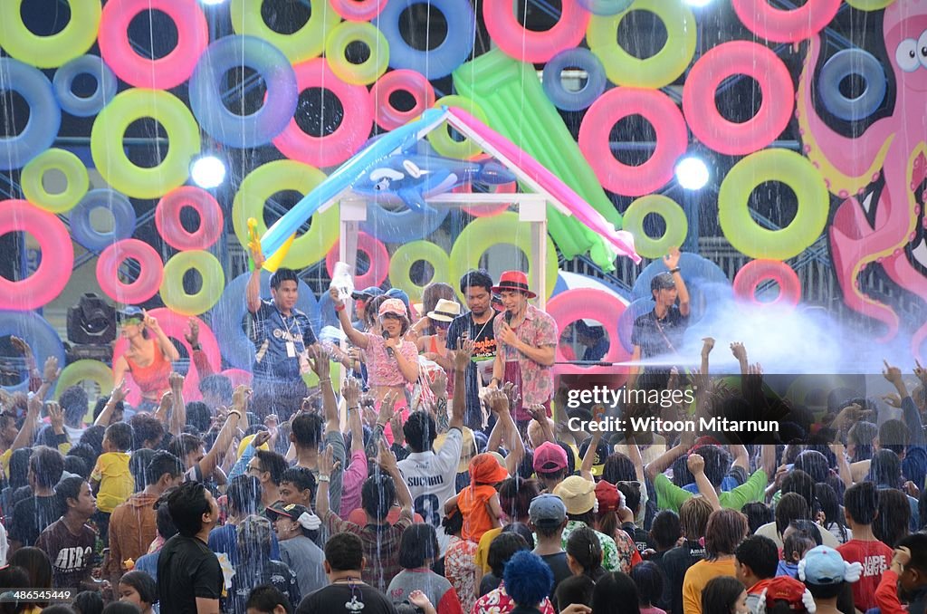 Songkran festival(editorial use only)