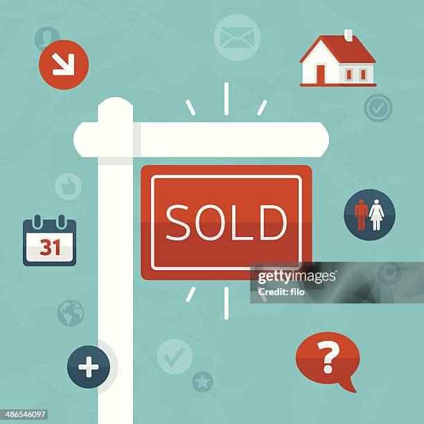 real estate concept - vendor management stock illustrations