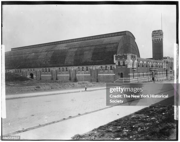 Troop C Bedford Avenue Armory, Bedford Avenue and President Street, Brooklyn, New York, New York, 1895.